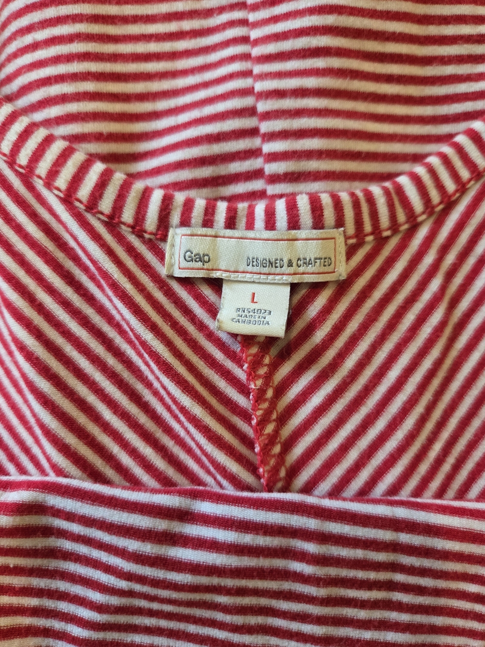 GAP Pink and White Striped Tank Maxi Dress - Picture 5 of 5